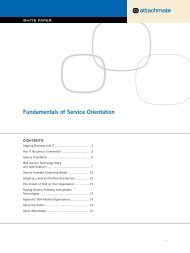 Fundamentals of Service Orientation - Attachmate