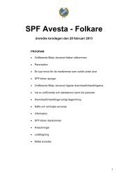 SPF Avesta - Folkare