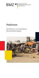 Pakistan - Ein Partner vor besonderen Herausforderungen - BMZ