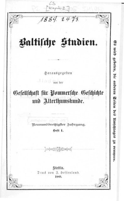 DaMsche Awdien. - Digitalisierte Bestände der UB Greifswald