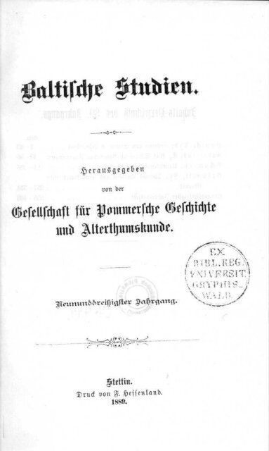 DaMsche Awdien. - Digitalisierte Bestände der UB Greifswald