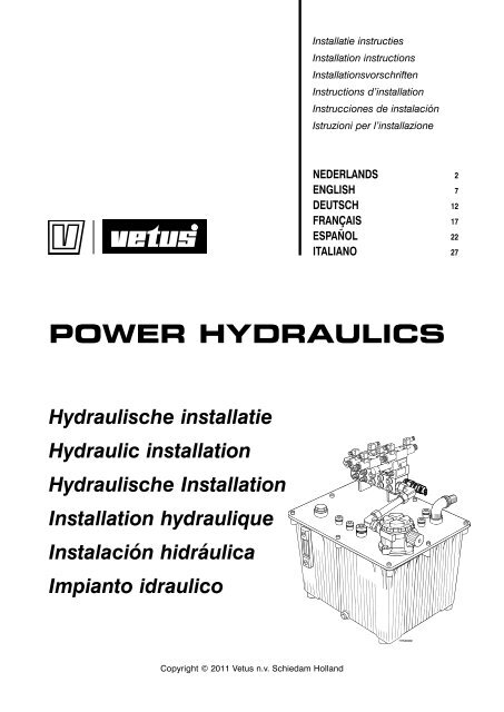 POWER HYDRAULICS - VETUS.com