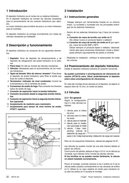 POWER HYDRAULICS - VETUS.com