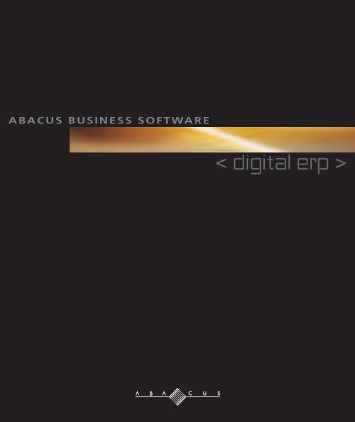 ABACUS BUSINESS SOFTWARE - Transpo Data AG