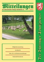 Mitteilungen 1/2012 - Landesverband Thüringer Schafzüchter eV