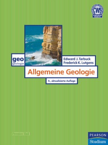 Allgemeine Geologie  - *ISBN 978-3-8273-7335-9 ...