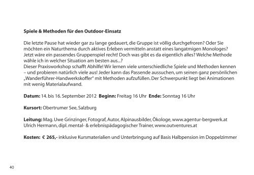 vavö folder 12:Layout 2.qxd - Verband alpiner Vereine Österreichs