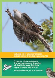 Programm: Jahresversammlung, Ornithologentagung und ...