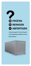 Sea Container Declaration - German