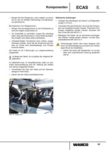 ECAS Funktions- und Einbauhinweise 3/4 - wabco inform