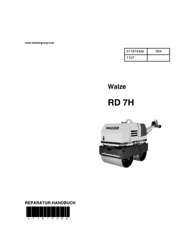RD 7 /... Reparatur - Wacker Neuson