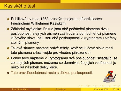 Kryptologie - aneb sifry vcera, dnes a zitra - Petr Hanuš