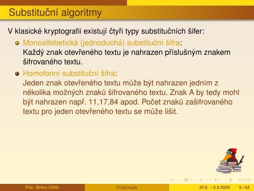 Kryptologie - aneb sifry vcera, dnes a zitra - Petr Hanuš