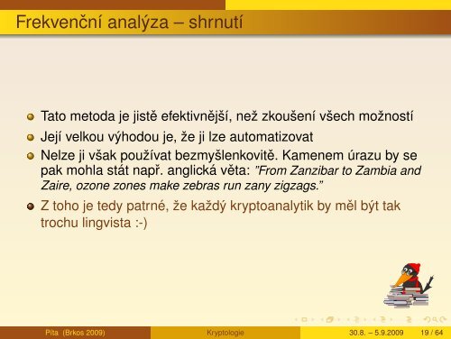 Kryptologie - aneb sifry vcera, dnes a zitra - Petr Hanuš