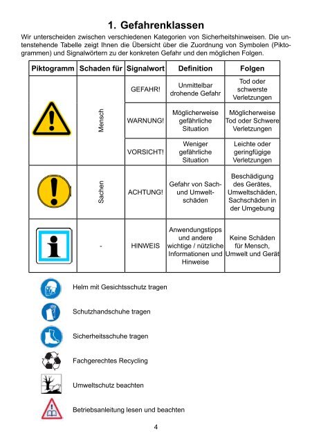 Betriebsanleitung Schlauchhaspeln - Lukas