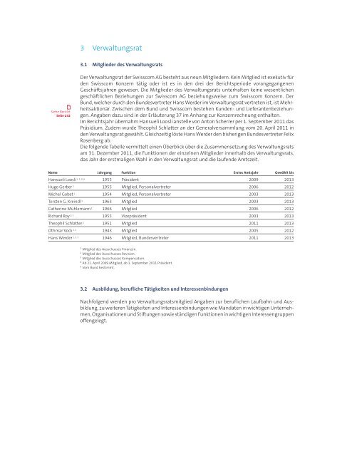 Corporate Governance und Entschädigungsbericht(PDF, 889 kB)