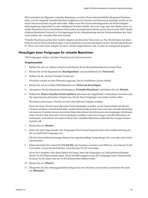 Handbuch zur Serverkonfiguration für ESX - VMware