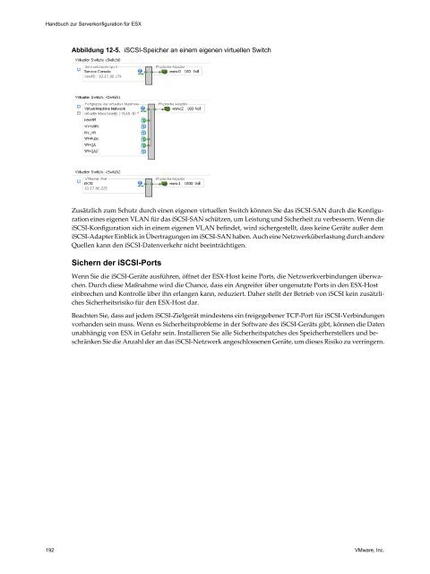 Handbuch zur Serverkonfiguration für ESX - VMware