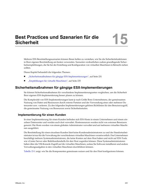 Handbuch zur Serverkonfiguration für ESX - VMware