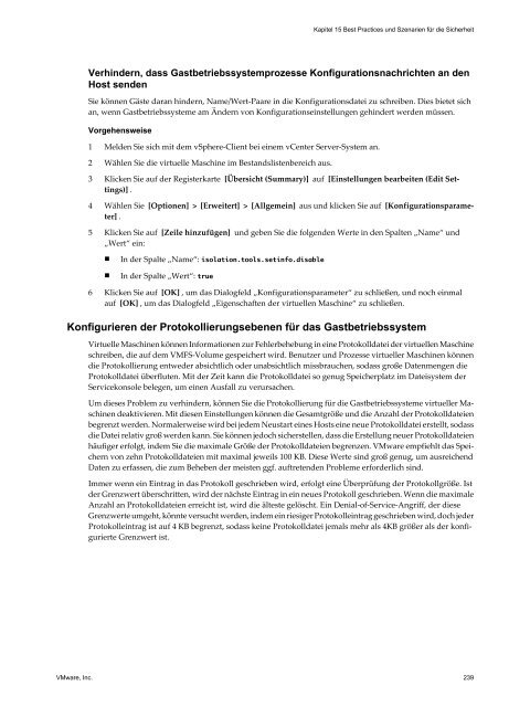 Handbuch zur Serverkonfiguration für ESX - VMware