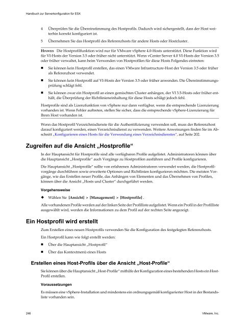 Handbuch zur Serverkonfiguration für ESX - VMware