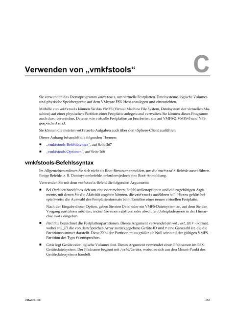 Handbuch zur Serverkonfiguration für ESX - VMware