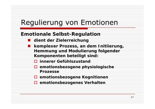 Emotionale Entwicklung