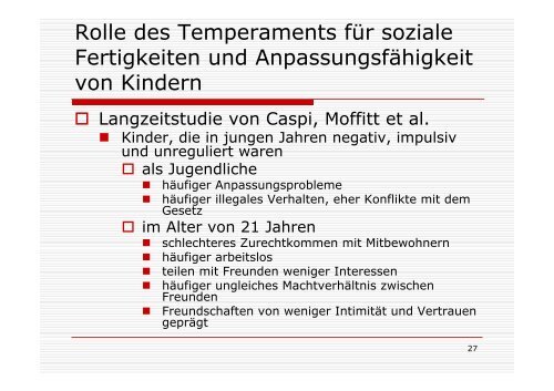 Emotionale Entwicklung