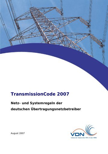 TransmissionCode 2007 - N-ERGIE Netz GmbH