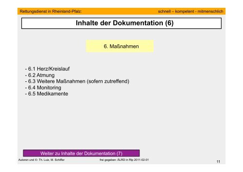 SOP Einsatzdokukumentation