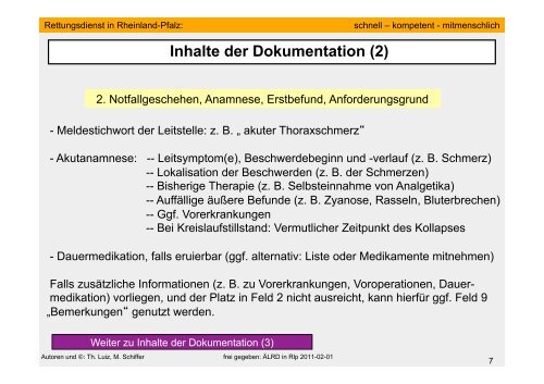 SOP Einsatzdokukumentation