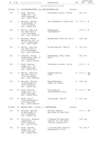 KV-Schau Katalog-Erzeugnisse 2008