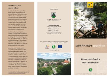 MURRHARDT sagenhaft - Naturpark Schwäbisch Fränkischer Wald