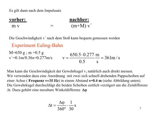 elastischer/inelastischer Stoss