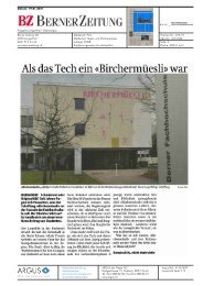 Als das Tech ein «Birchermüesli» war - Hochschule für Architektur ...