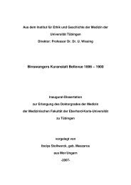 Binswangers Kuranstalt Bellevue 1896 - TOBIAS-lib - Universität ...
