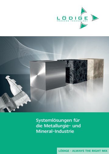Metallurgie und Mineral - Gebrüder Lödige Maschinenbau GmbH
