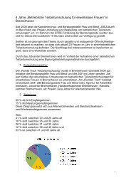 4 Jahre „Betriebliche Teilzeitumschulung für erwerbslose ... - bba