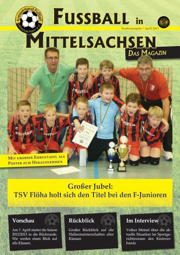 Sonderausgabe | April 2013 - Kreisverband Fußball