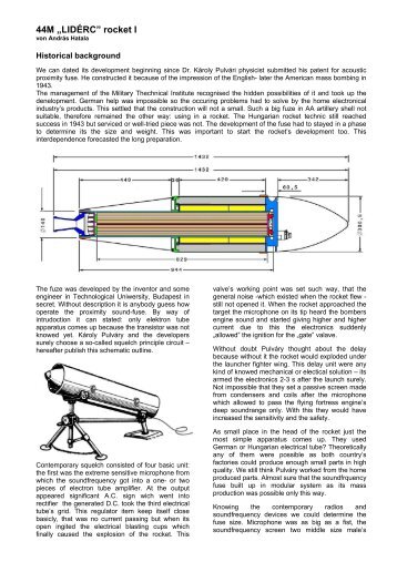 44M „LIDÉRC” rocket I - E-EOD-A : the European Explosive ...