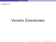 Verteilte Datenbanken