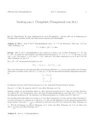 Musterlösung, Ergänzung zur 2. Übung