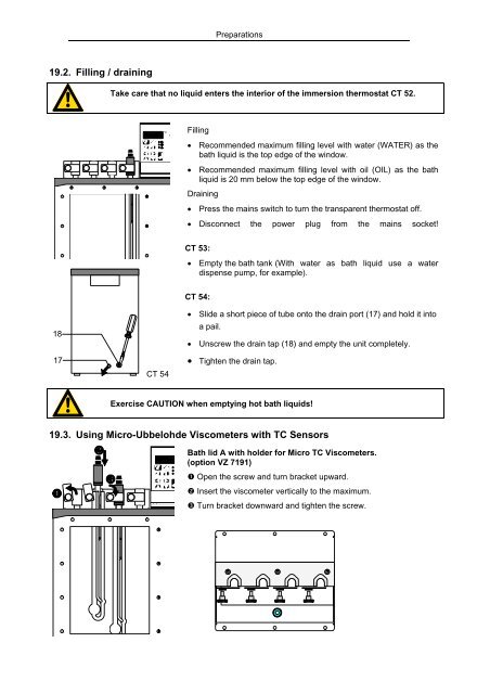 Gebrauchsanleitung Durchsicht-Thermostate CT 53 CT 53 TT CT 53 ...