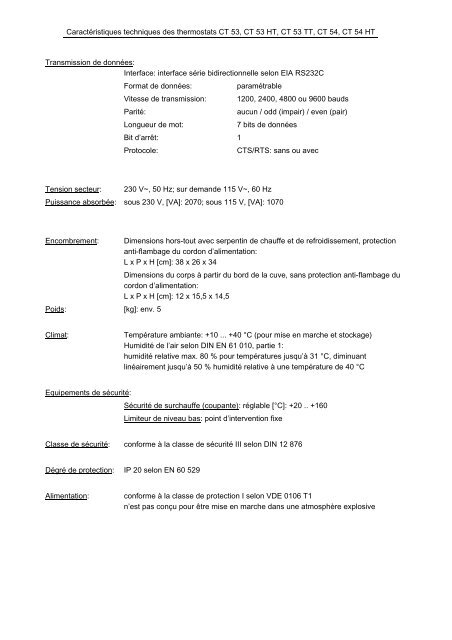 Gebrauchsanleitung Durchsicht-Thermostate CT 53 CT 53 TT CT 53 ...