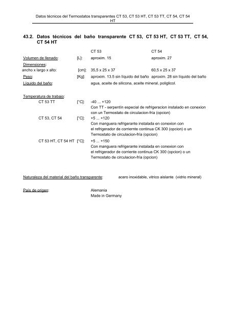 Gebrauchsanleitung Durchsicht-Thermostate CT 53 CT 53 TT CT 53 ...