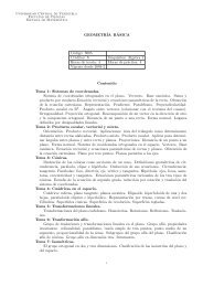 Geometría Básica - Escuela de Matemática - Universidad Central de ...