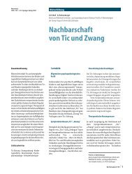 Nachbarschaft von Tic und Zwang - BAG-KJP