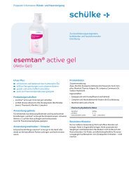 esemtan® active gel - Schülke & Mayr