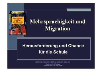 Mehrsprachigkeit und Migration