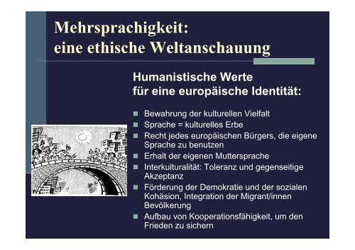 Mehrsprachigkeit und Migration